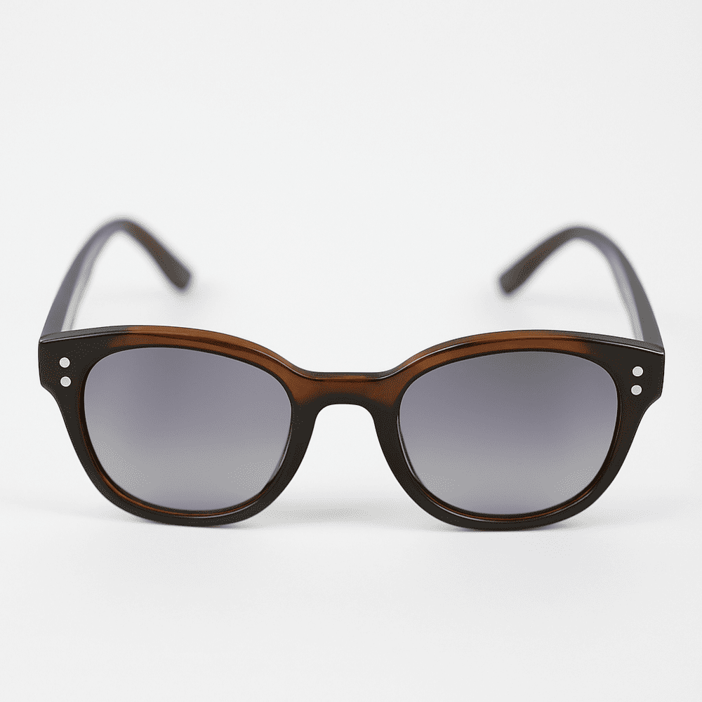 eyedigo-wayfarer-Stylish sunglasses-brown-mouve-shadow-front-S10-0022 1