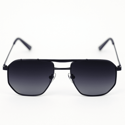 eyedigo-wayfarer-Stylish Power Sunglasses -gradient-black-black-swift-front-S10-0024 4