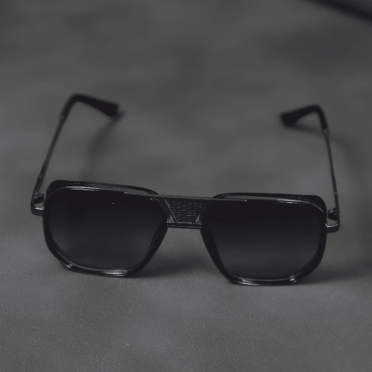 eyedigo-wayfarer-Stylish Power Sunglasses -gradient-black-blue-silver-rust-glide-front-S10-0023 4