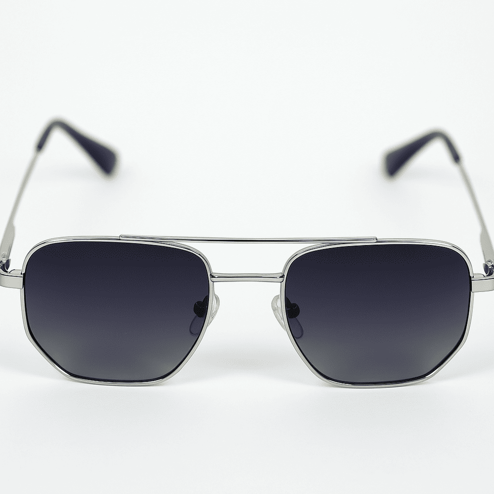 eyedigo-wayfarer-Stylish sunglasses-gradient-black-silver-sail-front-S10-0025 3
