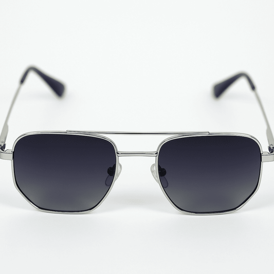 eyedigo-wayfarer-Stylish sunglasses-gradient-black-silver-sail-front-S10-0025 3