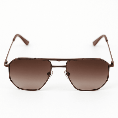 eyedigo-wayfarer-Stylish sunglasses-gradient-brown-brown-swift-front-S10-0024 6