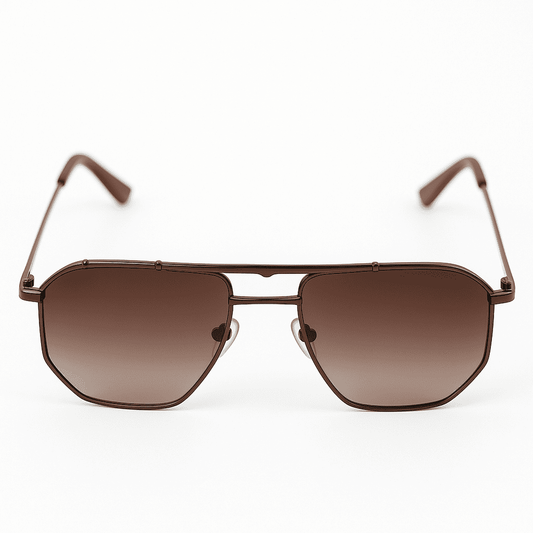 eyedigo-wayfarer-Stylish sunglasses-gradient-brown-brown-swift-front-S10-0024 6