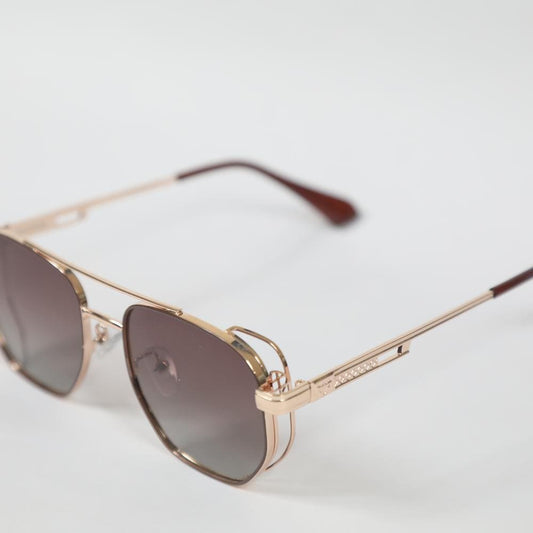 eyedigo-wayfarer-Stylish sunglasses-gradient-brown-golden-sail-front-S10-0025 1