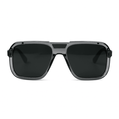 eyedigo-wayfarer-Stylish sunglasses-grey-clear-noir-front-S10-0014 6