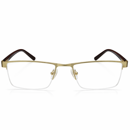 Gold-framed eyeglassespremium prescription glasses,power sungalsses