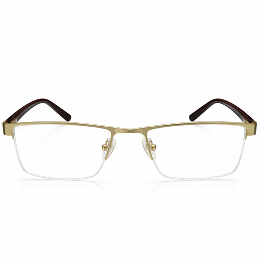 Gold-framed eyeglassespremium prescription glasses,power sungalsses