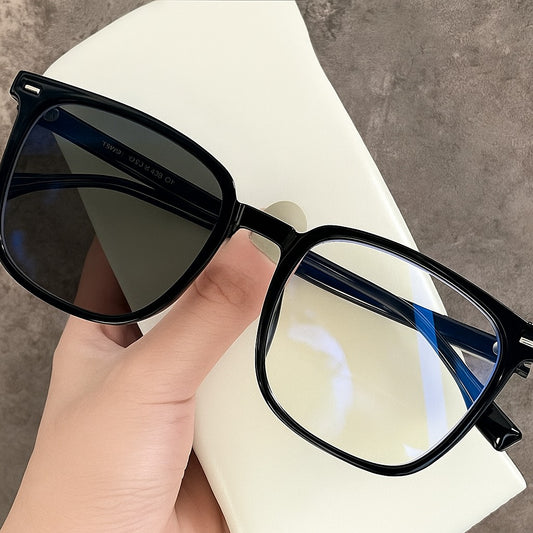 Eyedigo clear to black photochromic X black oversize stylish sunglasses