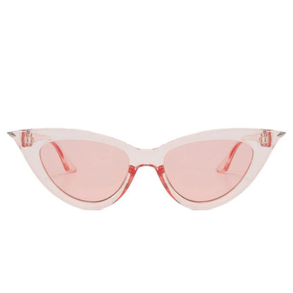Eyedigo pink X transparent pink cat-eye stylish Power Sunglasses .