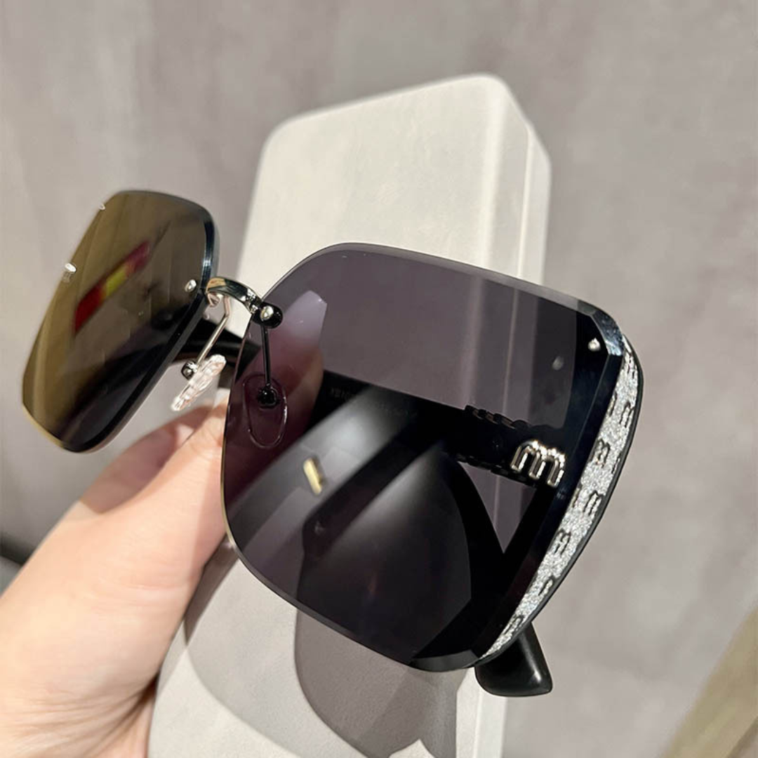 Eyedigo gradient black X black Geometric stylish sunglasses