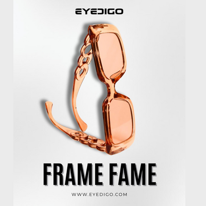 Eyedigo light Brown X light Brown Oversize Stylish sunglasses