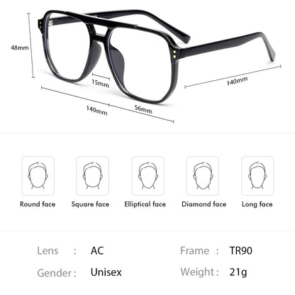 Eyedigo Blue Cut lenses X BeigeBlue Cut Computer Glasses - E08-0056 3