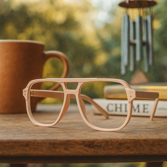 Blue Cut lenses X BeigeBlue Cut Computer Glasses