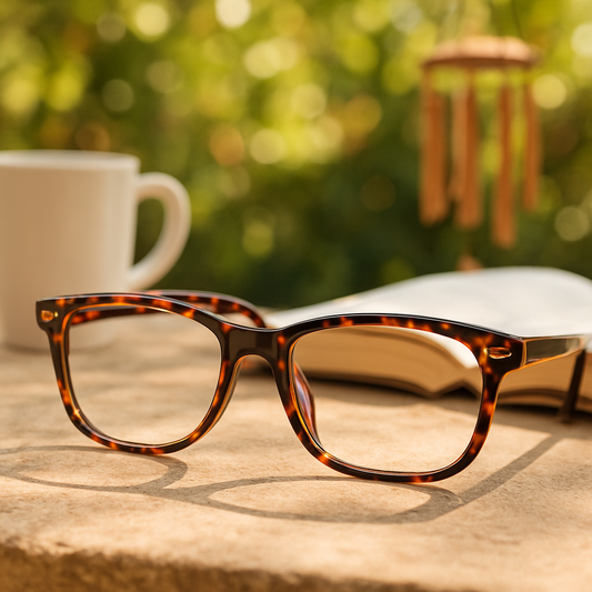 Blue Cut lenses X Shiny Leopard Blue Cut Computer Glasses
