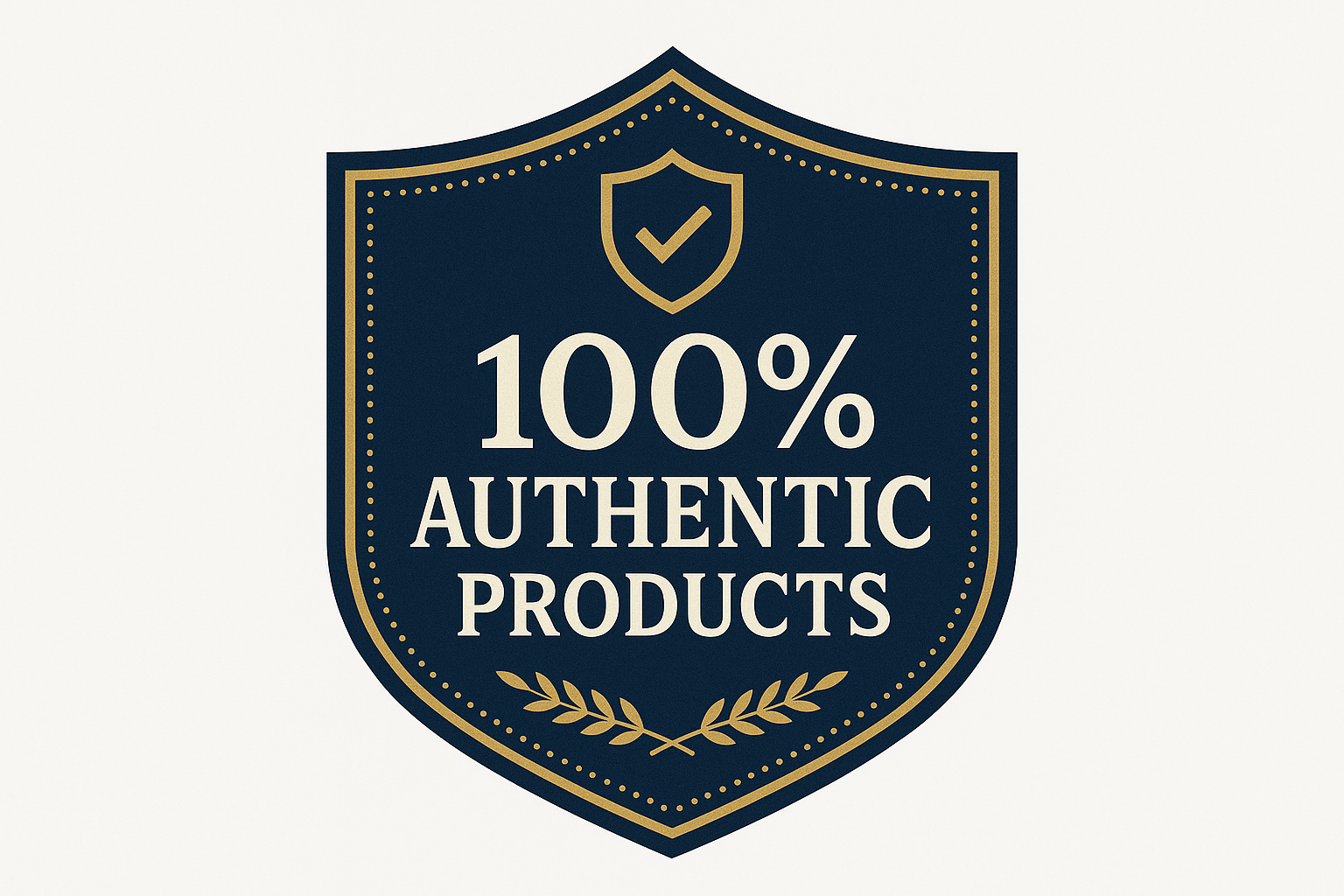 instead of cash on delivery i need something like 100% Authentic Products image similar to cash on delivery
