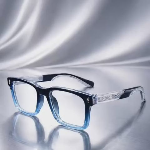 Blue Square Medium Frame for Unisex E05-0023-2