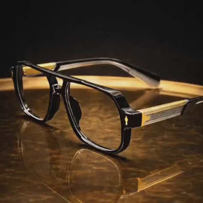 Black Rectangle Large Frame for Unisex E05-0024-2