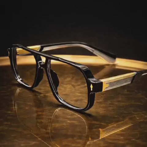 Black Rectangle Large Frame for Unisex E05-0024-2