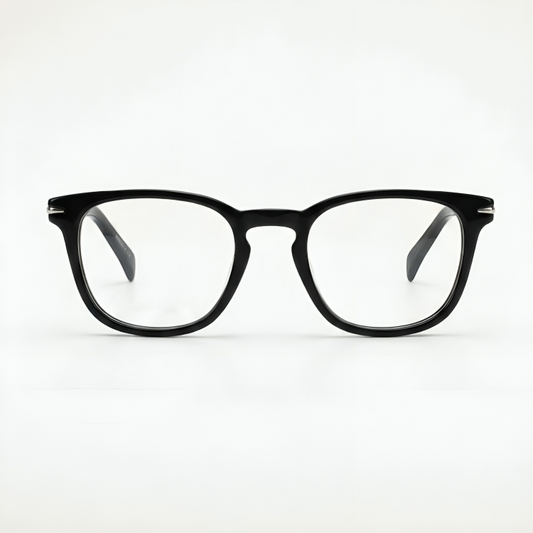 Black Rectangle BlueBlock Screen Glasses for Unisex E05-0011-2